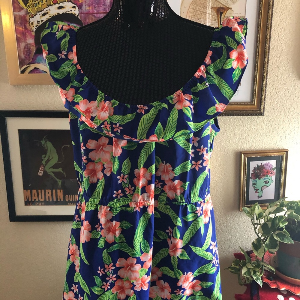 Vintage Hawaiian Maxi Dress